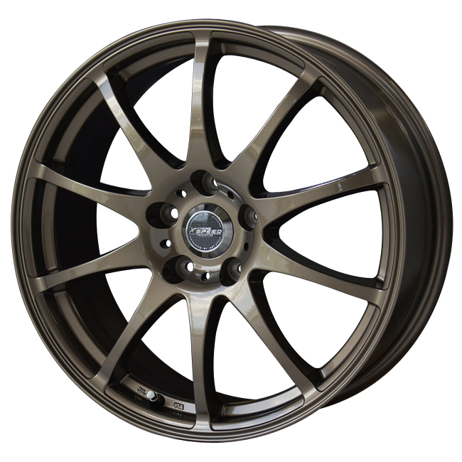CROSS SPEED X6 クロススピード ブロンズ 17×9J 5穴 114.3 +15 ２本 REVSPEC RS-02 ドリフト