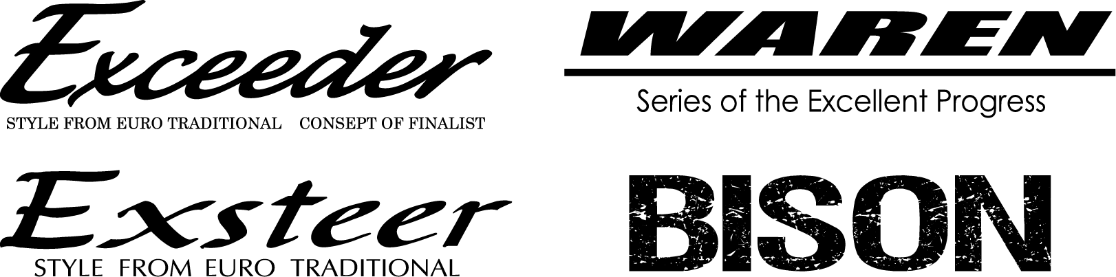 <font size=-1>Exceeder/WAREN/Exsteer/BISON</font>